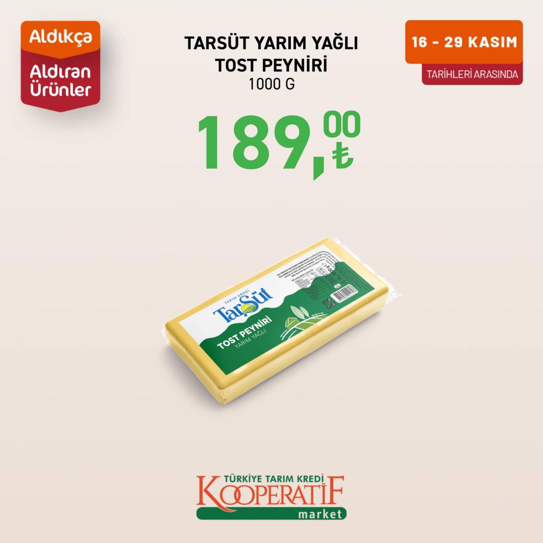 Tarım Kredi Market yine dev indirimle vatandaşın karşısına çıktı 26